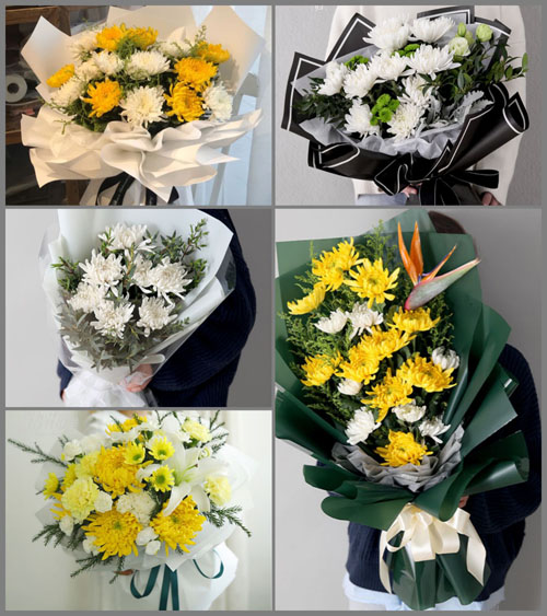 广东梅州市大埔县三河镇白事花束代送
